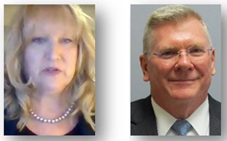 Image shows Erin White and David Maginnis