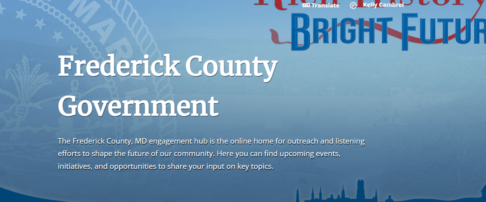 Public Input screen capture