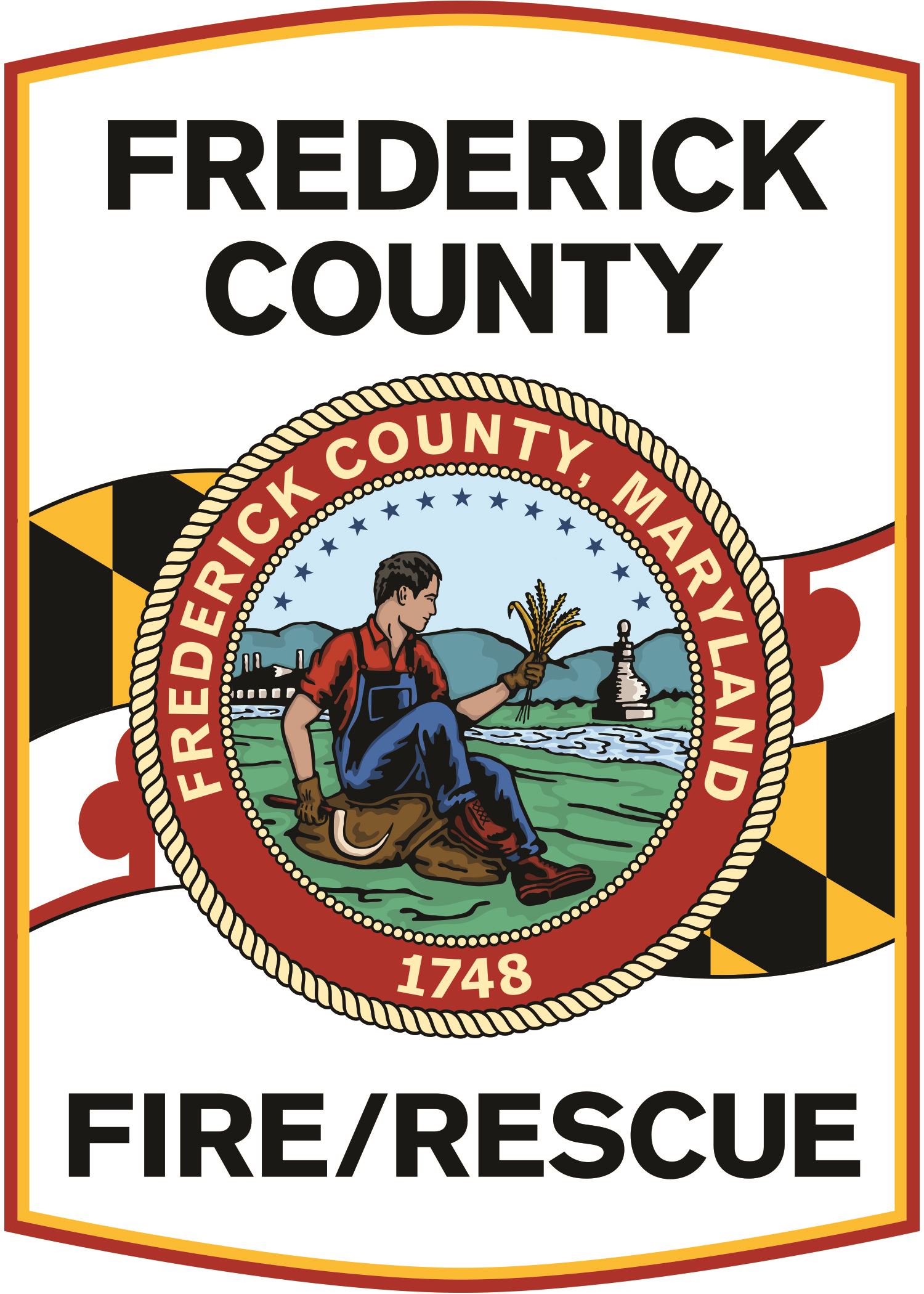 Frederick County Fire & Rescue's badge