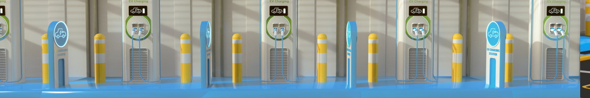 photo of electric vehicle parking