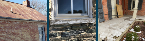 Samples of projects eligible for the grant including a roof window and patio.