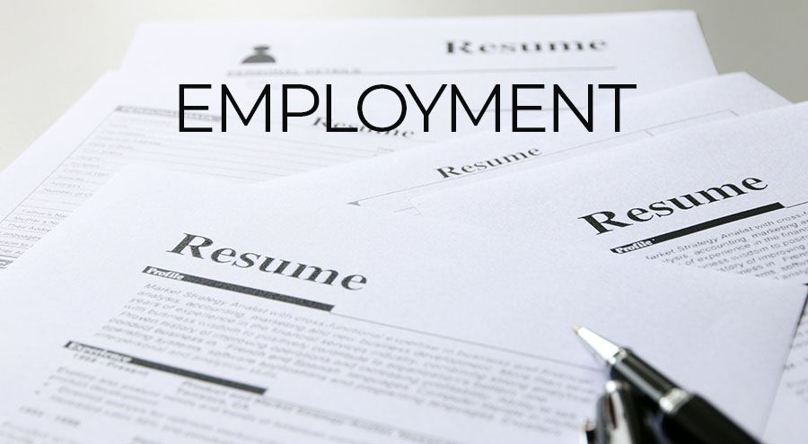 A resume with text that reads 