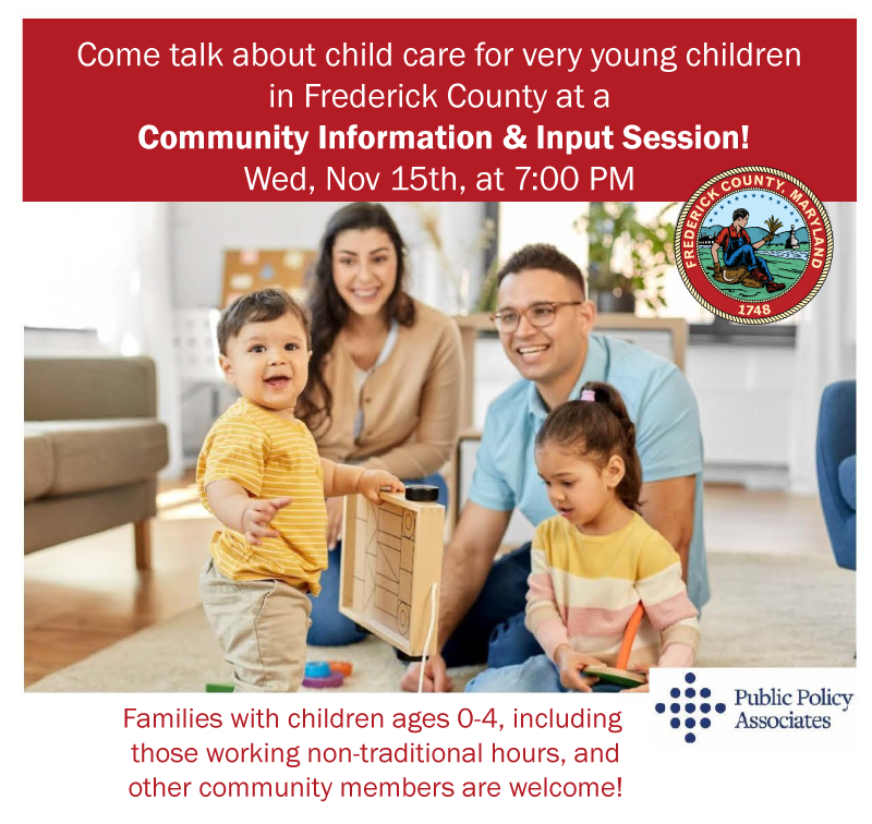 A family inside and information about the Nov. 15 input session